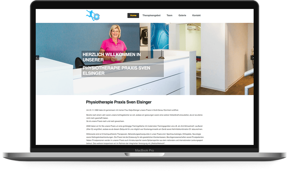 Physiotherapie Praxis von Sven Elsinger - Voll Webdesign & SEO