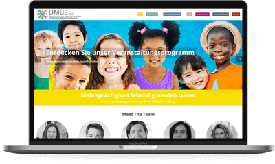 Website für DMBE e.V. - Voll Webdesign & SEO