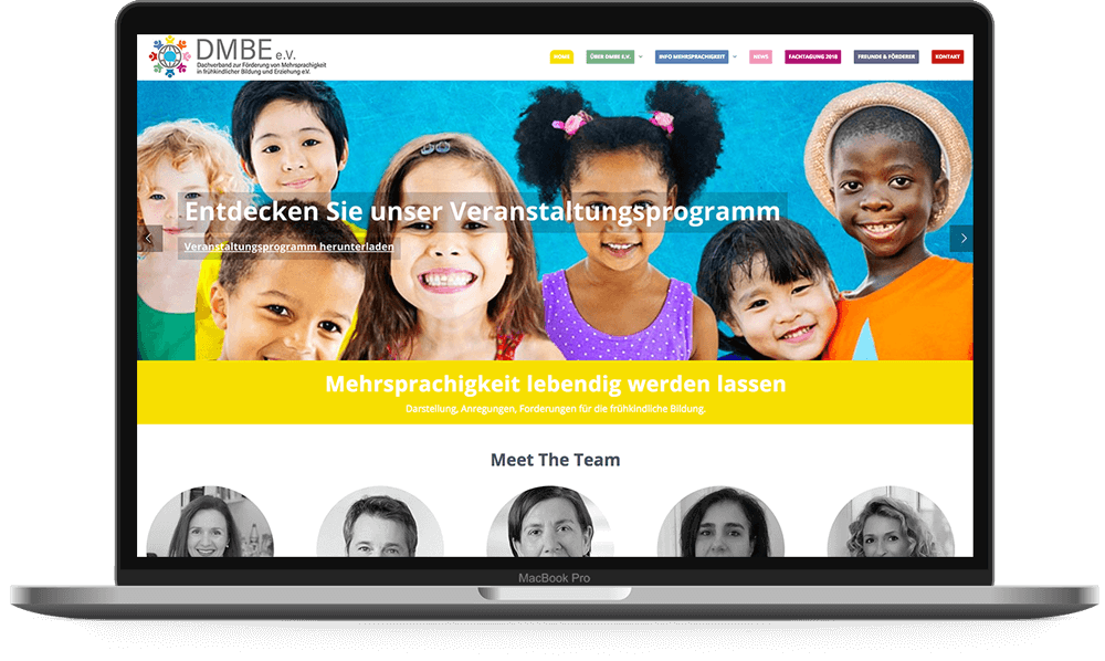 DMBE e.V. WordPress Website - Voll Webdesign & SEO DMBE e.V. WordPress Website - Voll Webdesign & SEO
