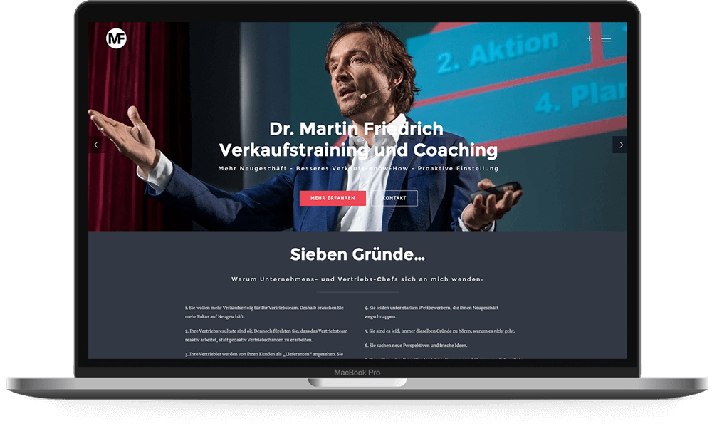 Dr. Martin Friedrich Verkaufstraining